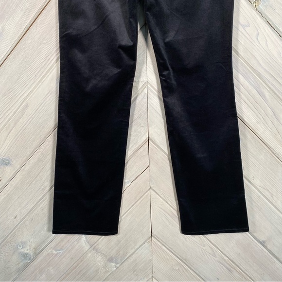 NYDJ  Black Velvet Marilyn Straight Leg Pant - Picture 11 of 14